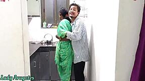 Stepsister in Saree Gets Her Tight Pussy Pounded Hard by Step Brother on Ranch