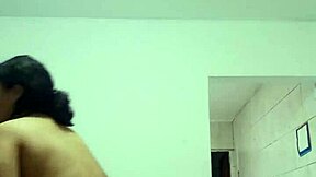 Chubby Brunette Pornstar Teases Big Ass Solo Masturbation.