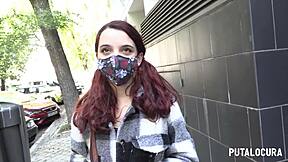 The horny young girl Ohana Petite swallows the old man's cum in a slutty catch.