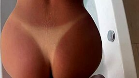 I squeezed into my tight dress, he couldn’t resist banging me in the shower! 🚿