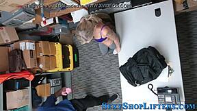 Caught shoplifting? Cummed!