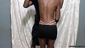 18 Year Old Ebony Getting Fucked Pt1