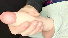 Ever Seen Robbystrokes’ Foreskin Extender in Action? Huge Cumshot Alert!