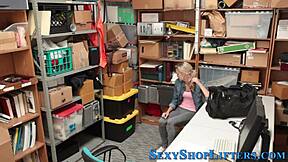 Caught shoplifting? Cummed!