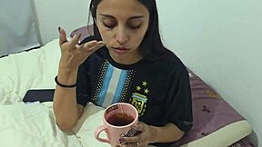 My big cock cured her sickness.