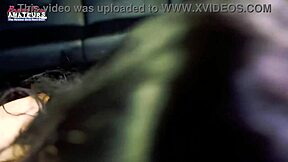 Filthy Sabrina swallows every drop of warm sperm