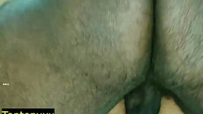 Indian Housewife Engages in Romantic Scene with Clear Hindi Audio