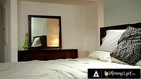 Horny milf Alexis Fawx shoves wet pussy into stepbae Rebel Lynn's chores, part 2