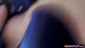 i teach cute shoplifter rough lesson.