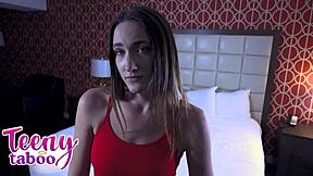 Beautiful Teen Stepdaughter Everly Receives Creampie Punishment From Daddy In Taboo Roleplay.