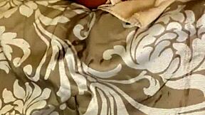 Nasty ebony nympho Barbie Charlie plays with her wet pink pussy using a dildo until she squirts.