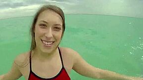 Teen Tits Covered In Jizz After Public Blowjob! 💦