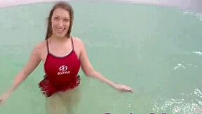 Teen Tits Covered In Jizz After Public Blowjob! 💦