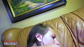 i sucked that big cock and got my wet pussy drilled deep, swallowin the cumshot