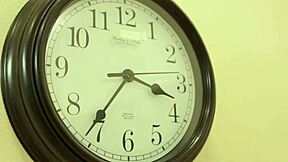 MILF toys teen in classroom anal scene