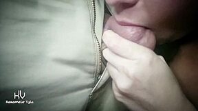 intense sucking daddy's balls with tongue