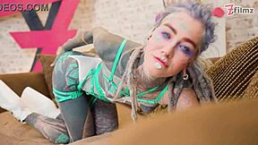 i'm the dreadlocks hippie giving sloppy blowjob and anal ride to big cock