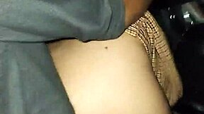 Latina whore can't hold back, gets penetrated on beach car in public showing tits ass