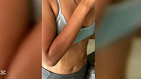 are you riding that 18-year-old girl's ass with perfect tits in homemade video?