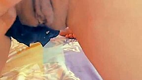 Beautiful lady shows off her stunning body for self-pleasure.