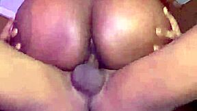 Petite ebony girl loves taking that dick!