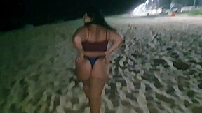 Teen Flashes Big Ass and Nipples Solo