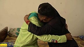 Indian hijab girl fucks husband's friend