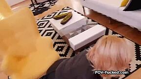 I am the smoking hot blonde ready to do porn with hardcore action