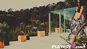 MILF POSES NAKED For PLAYBOY Striptease