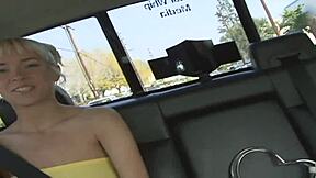 Blonde Teen in Lingerie Takes Huge Cock, Face Covered in Cum After Intense Fingering.