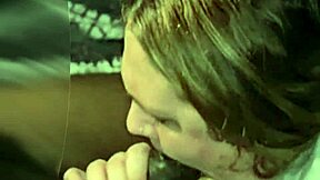 My stepsister moans while sucking my monster cock