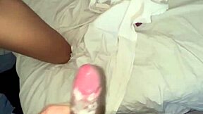 Skinny latina teen, ride that anal creampie gaping hard!