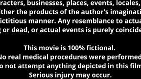 minnie rose in behind the scenes scene with gloves and moaning