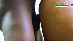 African teen sucks doctor's cock in hospital for hardcore action