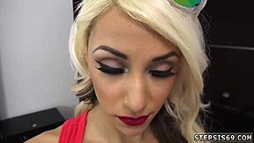 I c-catches my teen 18+ step daughter the suspended step sis