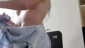 naked in a public locker room