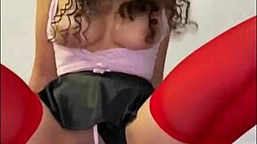 hermanastra ninfomana mexicana se estaba masturbando en publico