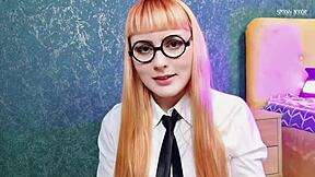 Pov fuck your teacher in her cheesy stinky asshole, sniff it while she shakes and spreads.