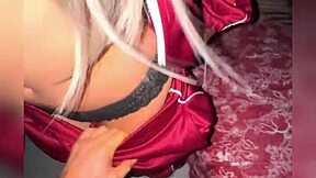 Petite Latina Student in Uniform Struggles with a Massive Cock