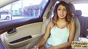 Hot Teen 18+ Babe Sarai Gets Nailed Hard for a Ride in Public POV!