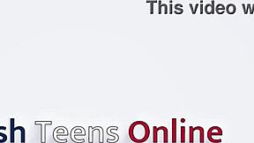 British student gets her pussy eaten in female POV. Blue-eyed blonde moans through every lick!