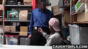 Officer bends hayden hennessy over for rough sex 😏