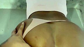 was gonna clean the bathroom but ended up with my ass gaped and full of cum