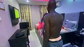 Old man orders petite prostitute to hotel for rough fuck with creampie.