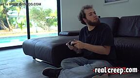 Crazy Babe Rides Fat Cock Roughly