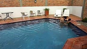 On Vacation In Florida, Mature Latina Does Deepthroat And Rimjob With Step-Nephew!