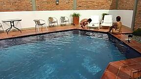 On Vacation In Florida, Mature Latina Does Deepthroat And Rimjob With Step-Nephew!