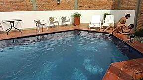 On Vacation In Florida, Mature Latina Does Deepthroat And Rimjob With Step-Nephew!