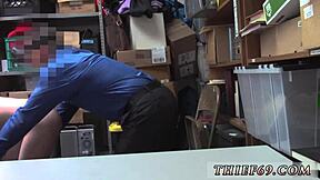 police officer fucks suspect caught passing by store