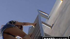 Venezuelan Slut Veronica Rodriguez Gets Fucked Hard on Miami Rooftop!